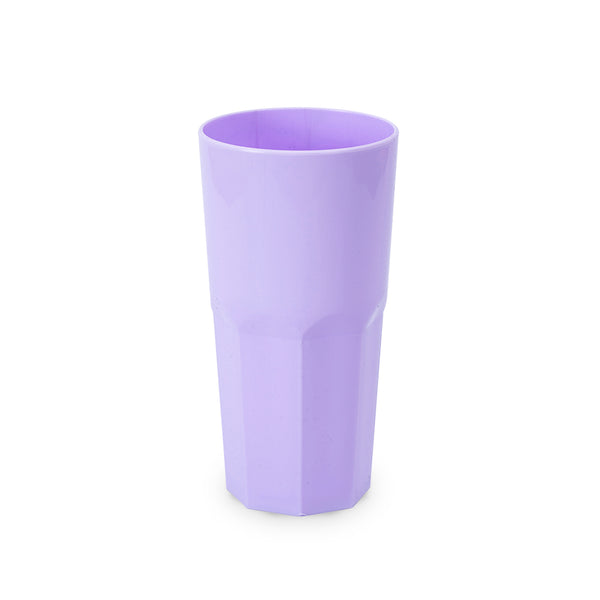 Vaso trago largo PP facetado x 1u.