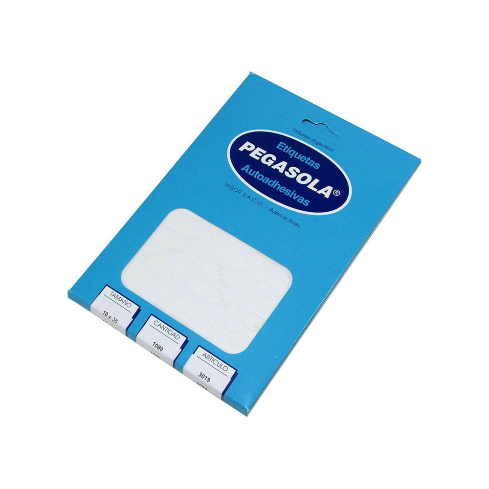 Etiqueta pegasola x 30u.