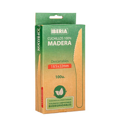 Cuchillo de madera Bio x 25u.