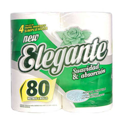Papel higiénico 80mts x 4u.